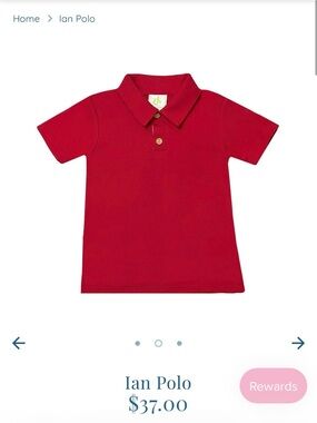 Zuccini Kids Ian Polo in Red